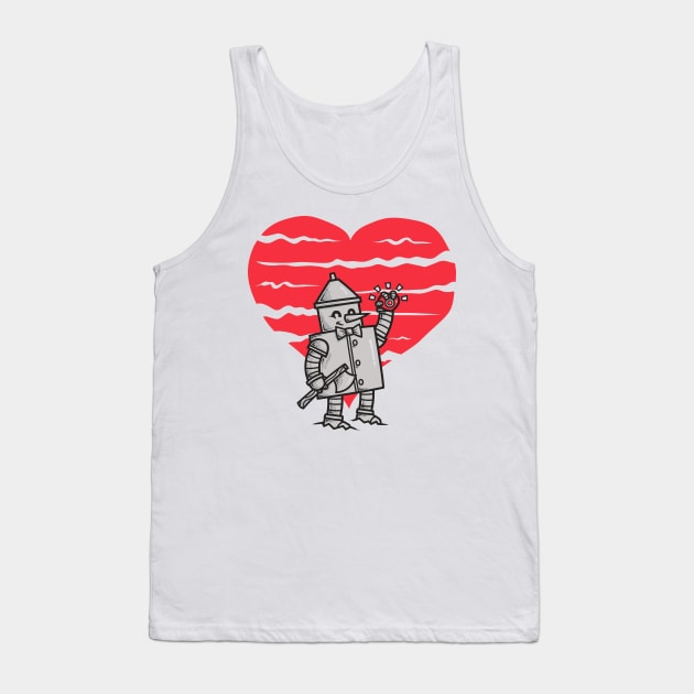 The Tin Woodsman's Heart Tank Top by krisren28